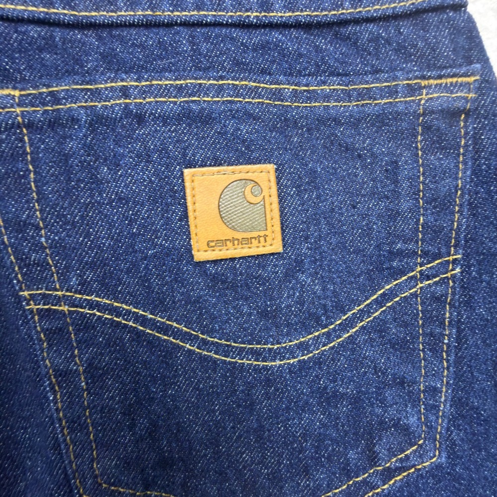 Carhartt Traditional Fit Straight Leg Jeans Men 33x36 B18 PRW Prewashed NWT NOS - Picture 6 of 7